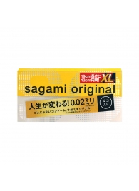 Презервативы увеличенного размера Sagami Original 0.02 XL-size - 12 шт. - Sagami - купить с доставкой в Муроме