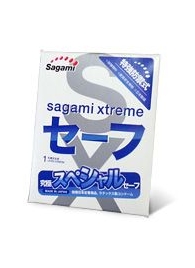 Презерватив Sagami Xtreme Ultrasafe с двойным количеством смазки - 1 шт. - Sagami - купить с доставкой в Муроме