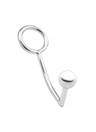 Кольцо на пенис с анальным стимулятором Stainless Steel Anal Hook   Cock Ring - BlueLine - в Муроме купить с доставкой