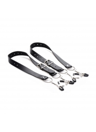 Ремни с зажимами для половых губ Spread Labia Spreader Straps with Clamps - XR Brands - купить с доставкой в Муроме