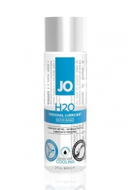 Охлаждающий лубрикант на водной основе JO Personal Lubricant H2O COOLING - 60 мл. - System JO - купить с доставкой в Муроме