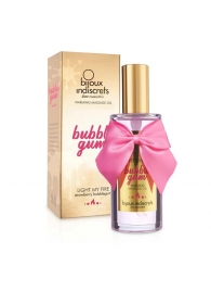 Разогревающее массажное масло Light My Fire Bubble Gum с ароматом бабл-гам - 100 мл. - Bijoux Indiscrets - купить с доставкой в Муроме