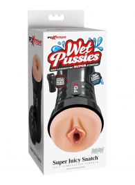 Мастурбатор-вагина в колбе Super Juicy Snatch - Pipedream - в Муроме купить с доставкой