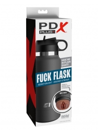 Смуглый мастурбатор-вагина в корпусе-бутылке F*ck Flask - Pipedream - в Муроме купить с доставкой