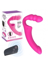 Розовый безремневой страпон Straples Strap-On Dildo - Erokay - купить с доставкой в Муроме