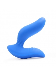 Синий вибромассажер простаты 3,5’’ Curve P-spot Massager - 12 см. - Erokay - в Муроме купить с доставкой