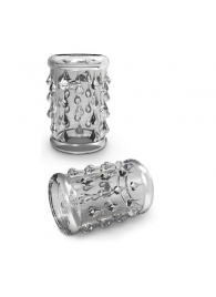 Прозрачная насадка с капельками STAY HARD COCK SLEEVE 05 CLEAR - Blush Novelties - в Муроме купить с доставкой