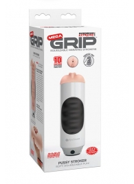 Мастурбатор-вагина Extreme Toyz Mega Grip Vibrating Stroker Mouth - Pipedream - в Муроме купить с доставкой