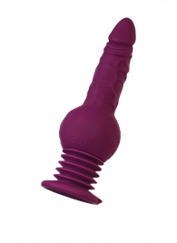 Фиолетовая мини-машина для секса Striker с пультом ДУ - 23,5 см. - ToyFa - купить с доставкой в Муроме