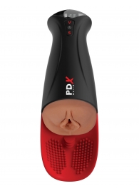 Мастурбатор-вагина в колбе с вибрацией Fuck-O-Matic Pro XL - Pipedream - в Муроме купить с доставкой