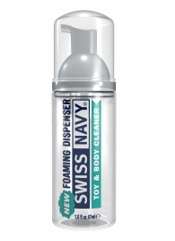 Очищающая пенка для игрушек и тела Toy   Body Cleaner Foamer - 47 мл. - Swiss navy - купить с доставкой в Муроме