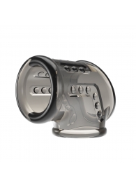 Дымчатая насадка на пенис и мошонку - Baile - в Муроме купить с доставкой