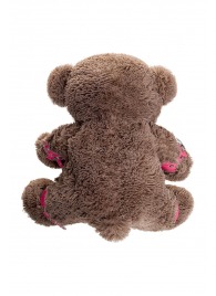 Бондажный набор: бурый мишка с розовыми оковами и наручниками - Pecado - купить с доставкой в Муроме