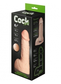 Телесный фаллоудлинитель с мошонкой Cock Next - 17 см. - LOVETOY (А-Полимер) - в Муроме купить с доставкой