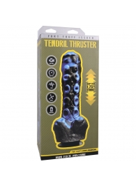 Черно-синяя мини-машина на присоске Tendril Thruster - 21,6 см. - Doc Johnson - купить с доставкой в Муроме