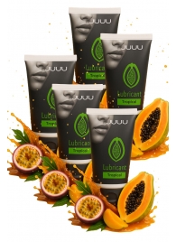 Набор из 5 съедобных лубрикантов JUJU со вкусом тропических фруктов - JuJu - купить с доставкой в Муроме