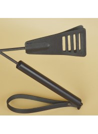 Черный кожаный стек «Сириус» - 60 см. - Sitabella - купить с доставкой в Муроме