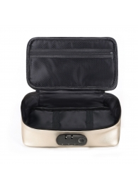 Золотистая сумочка для хранения игрушек Discreet Box - Dorcel - купить с доставкой в Муроме