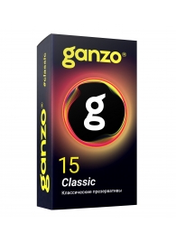 Классические презервативы с обильной смазкой Ganzo Classic - 15 шт. - Ganzo - купить с доставкой в Муроме