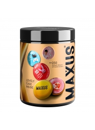 Точечные презервативы MAXUS 2000 Amazing Dots с железным кейсом - 12 шт. - Maxus - купить с доставкой в Муроме