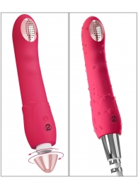 Малиновая насадка на душ с вибрацией Showers to orgasm - 20,1 см. - Orion - купить с доставкой в Муроме