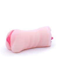 Телесный двусторонний мастурбатор - вагина и ротик - Boys of Toys - в Муроме купить с доставкой