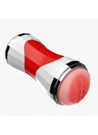 Двусторонний мастурбатор в колбе Power Grip Cup - вагина и ротик - Boys of Toys - в Муроме купить с доставкой