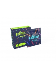 Светящиеся в темноте презервативы Expert Neon - 3 шт. - Expert - купить с доставкой в Муроме