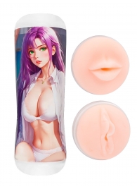 Двусторонний мастурбатор аниме - ротик и вагина - Tokyo Style - в Муроме купить с доставкой