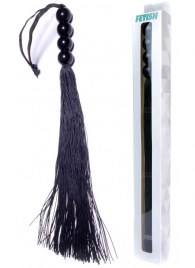 Черная силиконовая плеть - 37 см. - Boys of Toys - купить с доставкой в Муроме