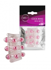 Прозрачная сквозная насадка на пенис с цветными шариками - Erowoman-Eroman - в Муроме купить с доставкой