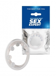 Эрекционное кольцо с мягкой стимулирующей насадкой - Sex Expert - в Муроме купить с доставкой