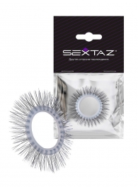Круглое эрекционное кольцо с «ресничками» - Sextaz - в Муроме купить с доставкой