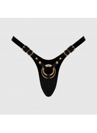 Черный пояс для фиксации насадок Strap-On-Me Leatherette Harness Fabulous - Strap-on-me - купить с доставкой в Муроме