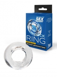 Прозрачное эрекционное кольцо-бублик - Sex Expert - в Муроме купить с доставкой