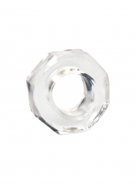 Прозрачное эрекционное кольцо в форме гайки - Sex Expert - в Муроме купить с доставкой