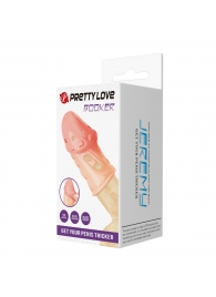 Телесная насадка на пенис Booker - 8 см. - Baile - в Муроме купить с доставкой