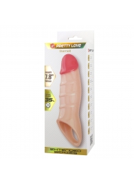 Телесная удлиняющая насадка на пенис Darnel - Baile - в Муроме купить с доставкой