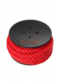 Красная веревка для шибари на катушке - 5 м. - Pecado - купить с доставкой в Муроме