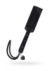 Черный кожаный пэддл - 32 см. - Pecado - купить с доставкой в Муроме