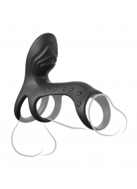 Черная насадка на пенис Ultimate Couples Cage Pro - Pipedream - в Муроме купить с доставкой