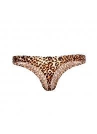 Леопардовые трусы-тонги - Romeo Rossi купить с доставкой