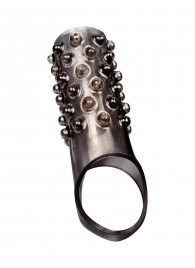 Дымчатая насадка на пенис с выпуклостями - 12 см. - Sex Expert - в Муроме купить с доставкой