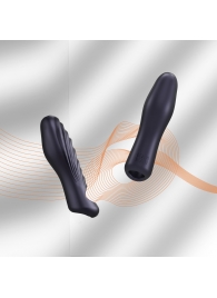 Сливовая силиконовая насадка на пенис с подхватом Manwan Ryzer - Manwan - в Муроме купить с доставкой