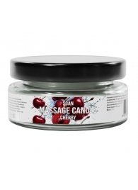 Массажная свеча «Спелая вишня» - 50 мл. - SGAN - купить с доставкой в Муроме