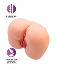 Реалистичный мастурбатор-попка с 2 любовными входами - No Name - в Муроме купить с доставкой