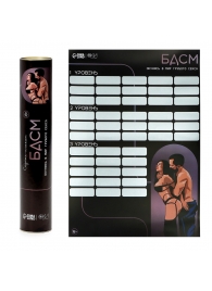 Плакат для двоих со скретч-слоем «БДСМ» - Сима-Ленд - купить с доставкой в Муроме