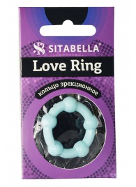Цветное эрекционное кольцо Love Ring с бусинами - Sitabella - в Муроме купить с доставкой