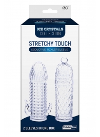 Набор из 2 прозрачных насадок на член Seductive Tickler Sleeves Set - NMC - в Муроме купить с доставкой