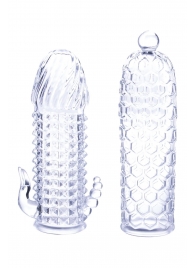 Набор из 2 прозрачных насадок на член Seductive Tickler Sleeves Set - NMC - в Муроме купить с доставкой